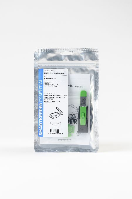 4x smart keeper essential hdmi green 1x lock key micro green