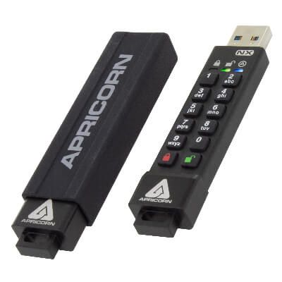 apricorn ask3nx 8gb usbstick with pincode