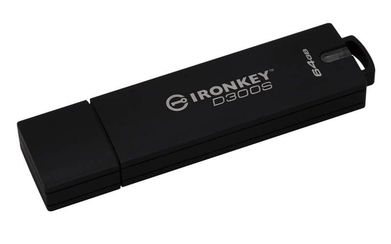 ironkey d300s 64gb usbstick with password