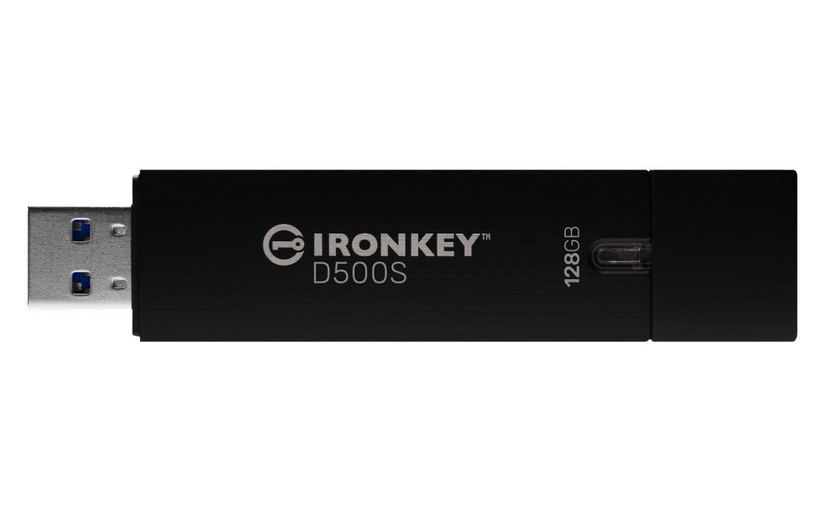 ironkey d500s 128gb usbstick met wachtwoord