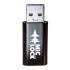 Mic-Lock USB-A to USB-C Secure Charger - Black