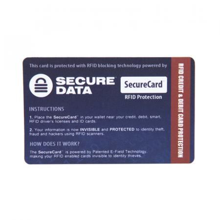 securecard credit card wallet protection card